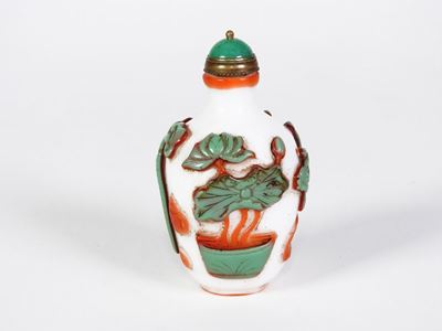 Snuff Bottle in Vetro Doppio