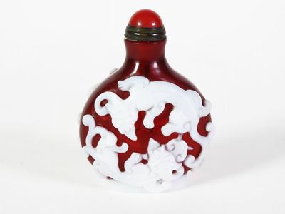 Snuff Bottle in Vetro Doppio