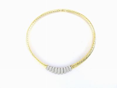 Collier in Oro Giallo e Diamanti