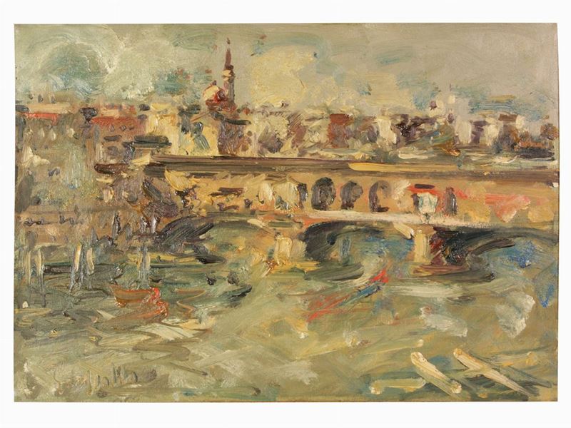 Emanuele Cappello - Veduta di Ponte Vecchio