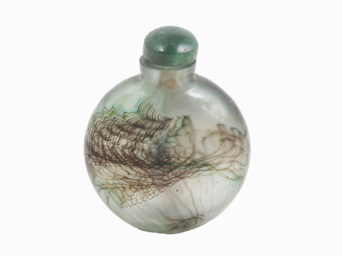 Snuff Bottle in Vetro