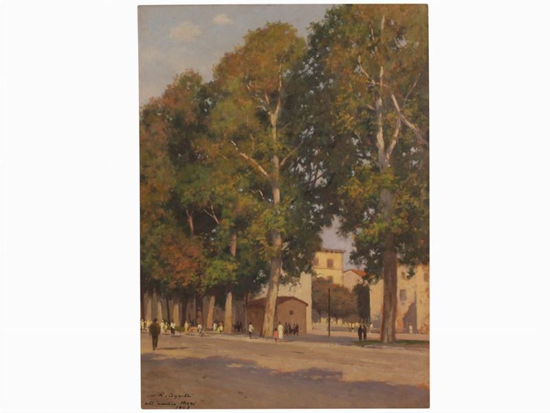Roberto Sgrilli - Scorcio Fiorentino 1948