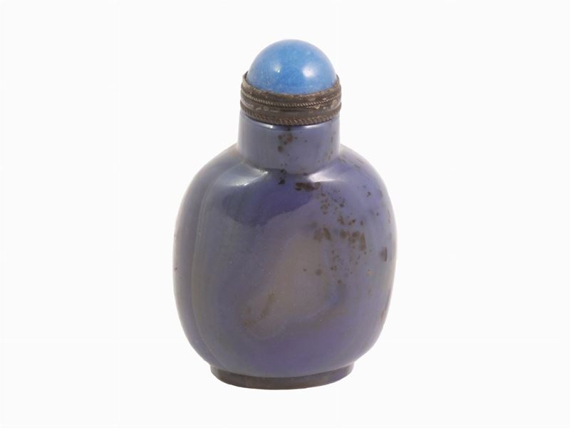 Snuff Bottle in Pietra Dura