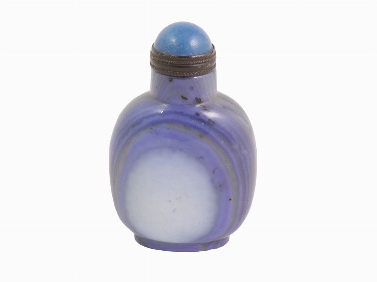 Snuff Bottle in Pietra Dura