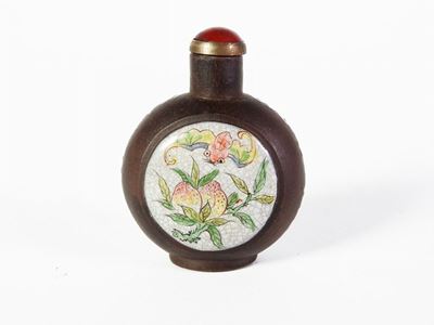 Snuff Bottle in Terracotta Yixing