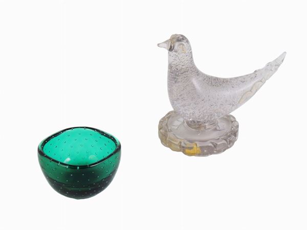 Two Blown Glass Items  - Auction Furniture, Silver and Curiosities from a Roman House - I - Maison Bibelot - Casa d'Aste Firenze - Milano