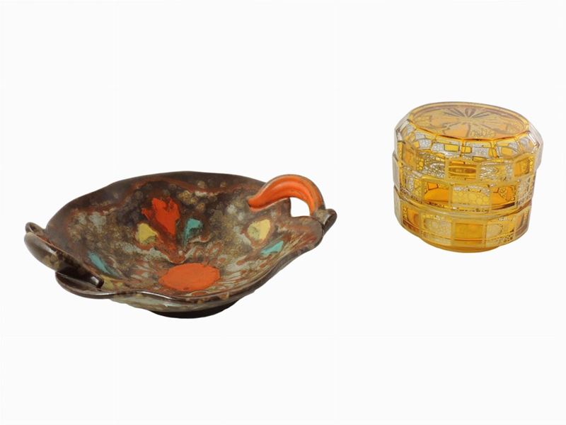 Lotto di Oggetti in Cristallo e Ceramica