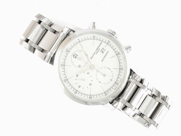 Stainless steel Baume & Mercier gentlemen wrist chronograph