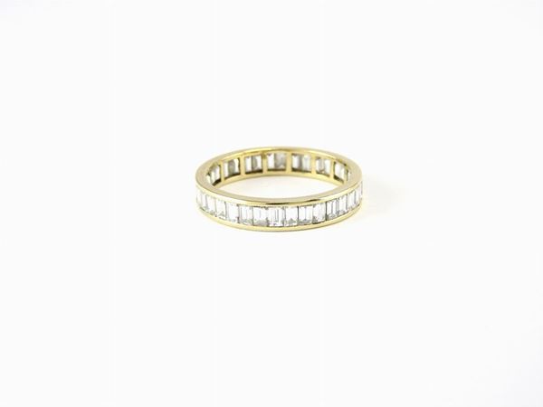 White gold eternity ring with diamonds  - Auction Jewels - II - II - Maison Bibelot - Casa d'Aste Firenze - Milano