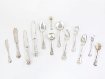 Parte di Servito di Posate in Argento Sterling