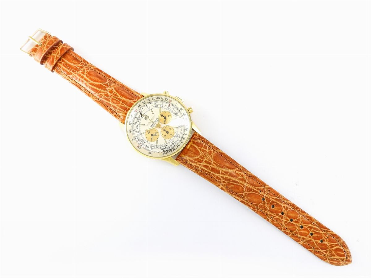 Cronografo da Polso per Uomo Breitling in Oro Giallo