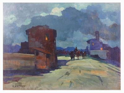 Scorcio di Strada con Carrozza