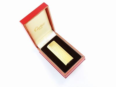Accendino Cartier Placcato Oro