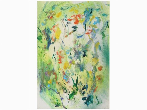 Ernesto Treccani : Flowers  ((1920-2009))  - Auction Modern and Contemporary Art - II - Maison Bibelot - Casa d'Aste Firenze - Milano
