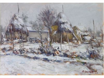 Paesaggio Innevato Anni Sessanta