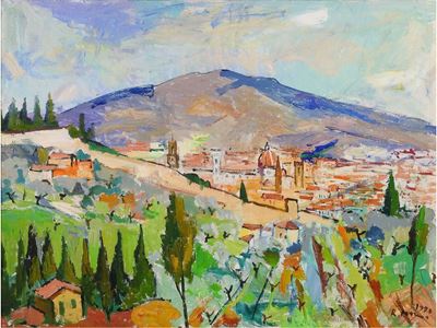 Panorama di Firenze 1970