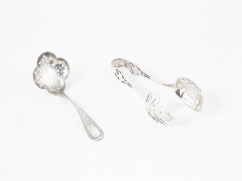 Due Posatine in Argento Sterling