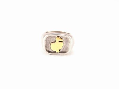 Anello Pomellato in Argento 925/1000 e Oro Giallo