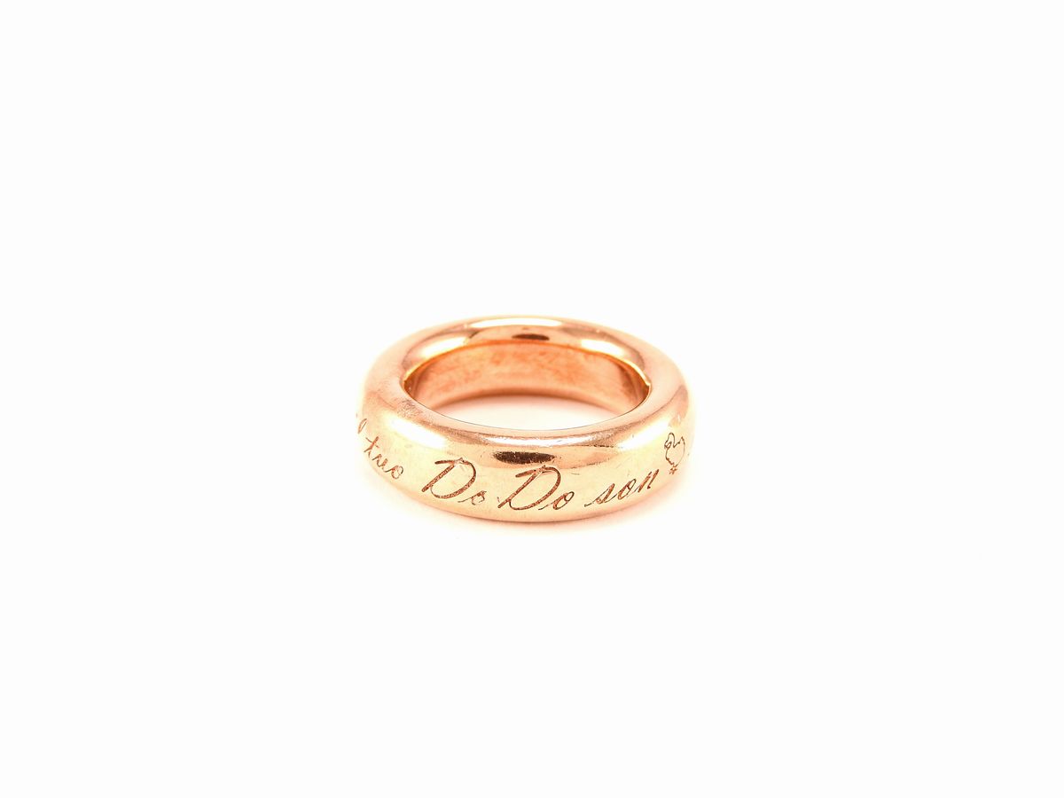 Fede Pomellato in Oro Rosa 375/1000
