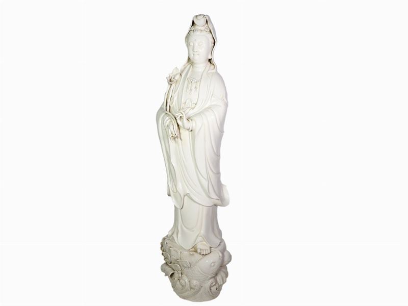 Grande Quanin in Porcellana Blanc De Chine