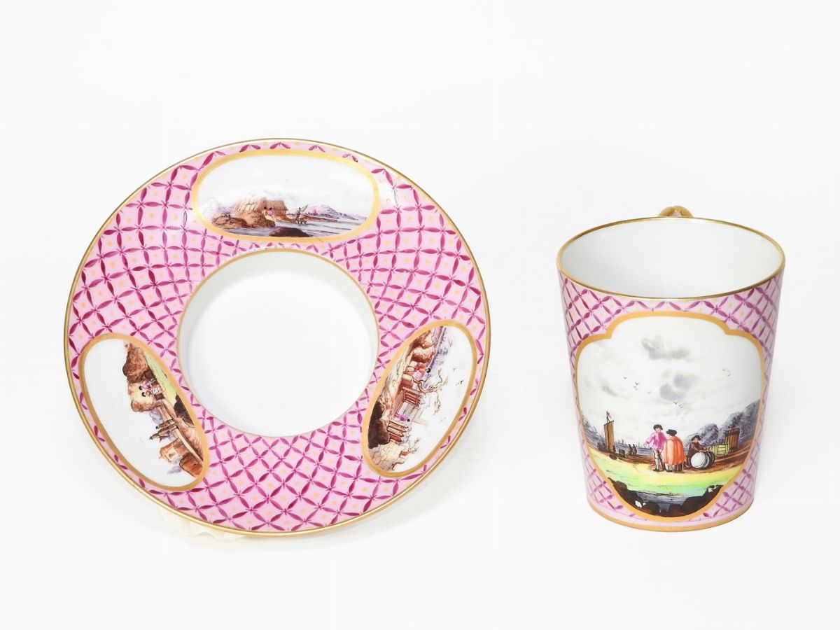 Tazza da Collezione in Porcellana