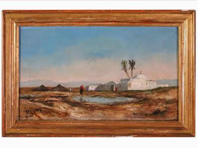 Oasi nel Deserto con Architettura