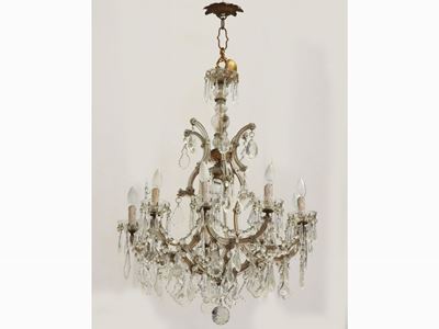 Lampadario in Vetro