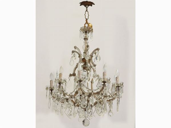 A Glass Chandelier  (20th Century)  - Auction Furniture and Old Master Paintings - I - Maison Bibelot - Casa d'Aste Firenze - Milano