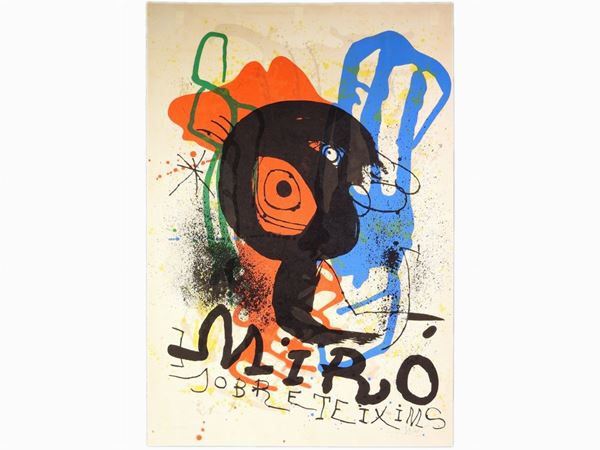 Joan Mir&#242; : Sobreteixims 1973  ((1893-1983))  - Asta Arte Moderna e Contemporanea / Una scelta di opere su carta dalla Collezione Vasile - II - Maison Bibelot - Casa d'Aste Firenze - Milano