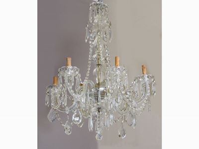 Lampadario in Cristallo di Boemia