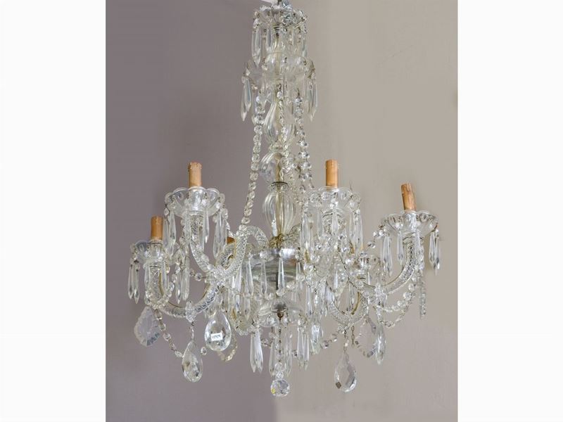 Lampadario in Cristallo di Boemia