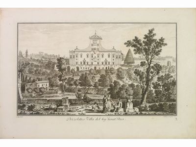 Pozzolatico Villa del Sig.r Senat.re Ricci da Giuseppe Zocchi