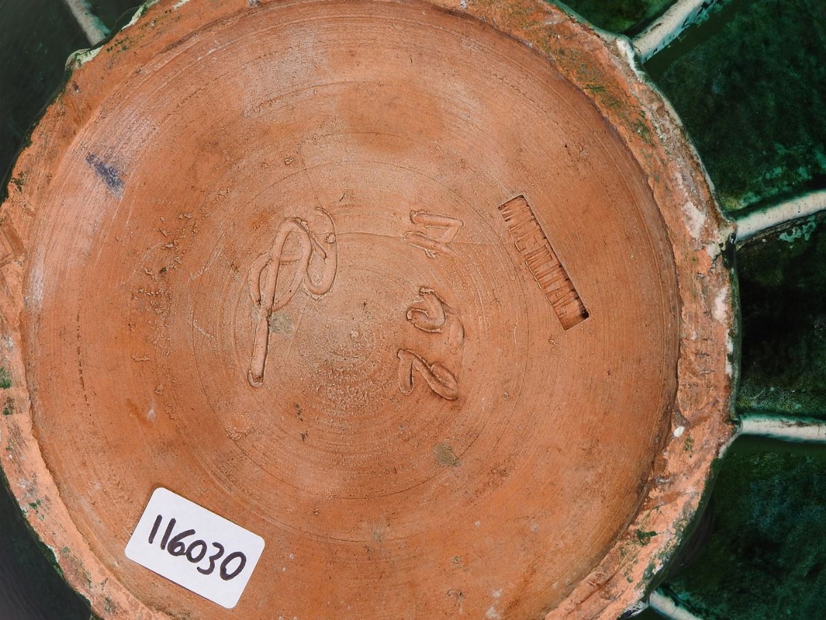 Grande Vaso in Terracotta Smaltata Verde