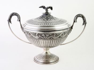 Zuppiera Rotonda in Argento