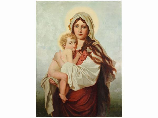 Madonna con Bambino  - Asta Arredi, argenteria e curiosità da una casa romana - I - Maison Bibelot - Casa d'Aste Firenze - Milano