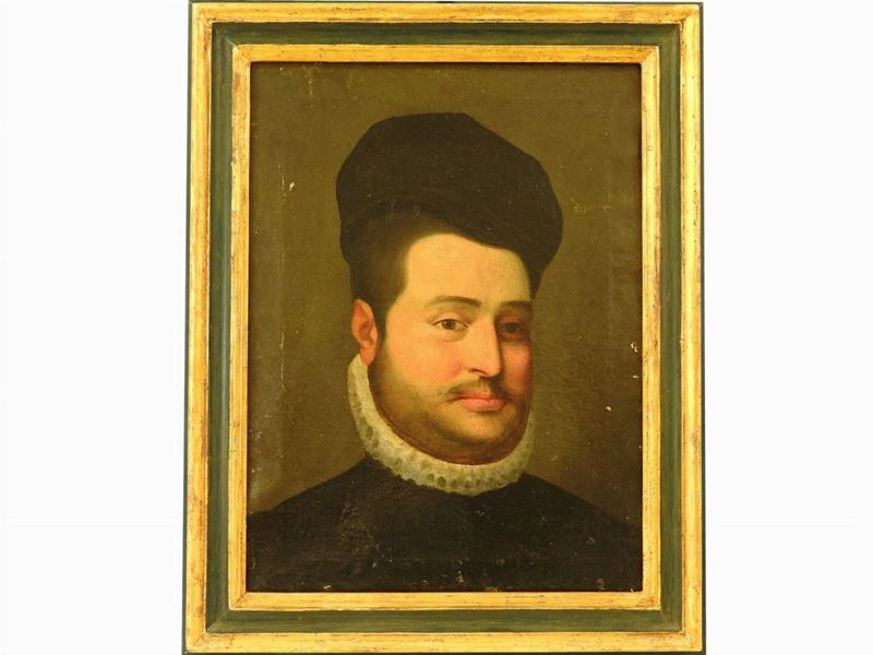 Maniera di Giovanni Battista Moroni - Ritratto di Gentiluomo