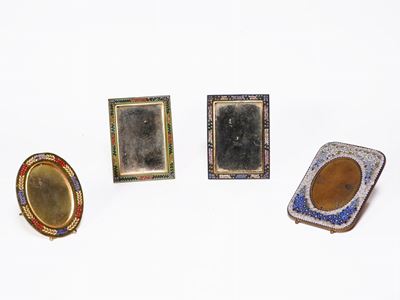 Quattro Piccole Cornici in Micromosaico