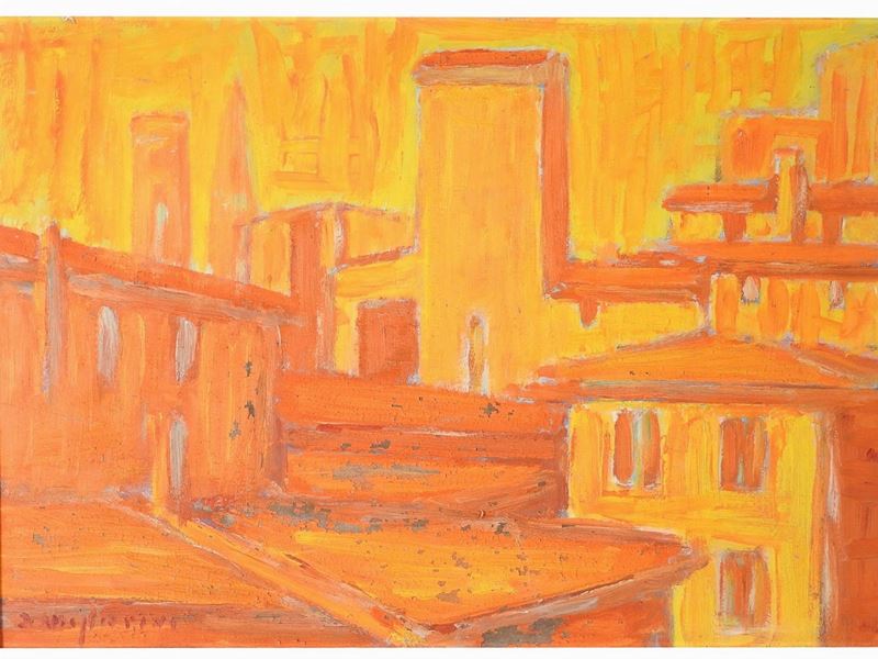 Dino Migliorini - Paesaggio in Giallo
