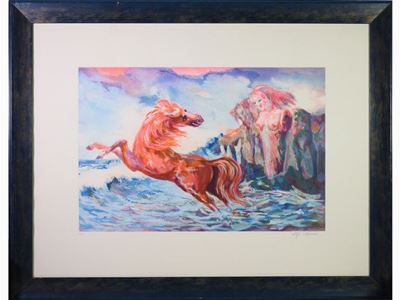 Figure al Bar e Scena Mitologica