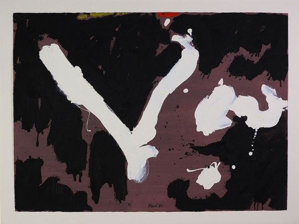 Walter Fusi : Composition 1984  ((1924-2013))  - Auction Modern and Contemporary Art - II - Maison Bibelot - Casa d'Aste Firenze - Milano