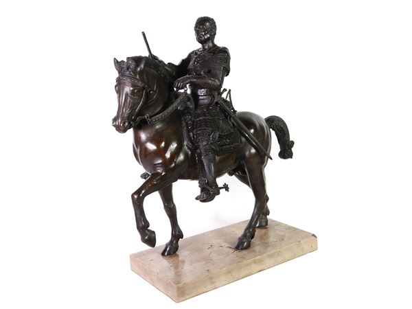 Da Donatello : Equestrian Statue of Gattamelata  - Auction Furniture, Silver and Curiosities from a Roman House - I - Maison Bibelot - Casa d'Aste Firenze - Milano