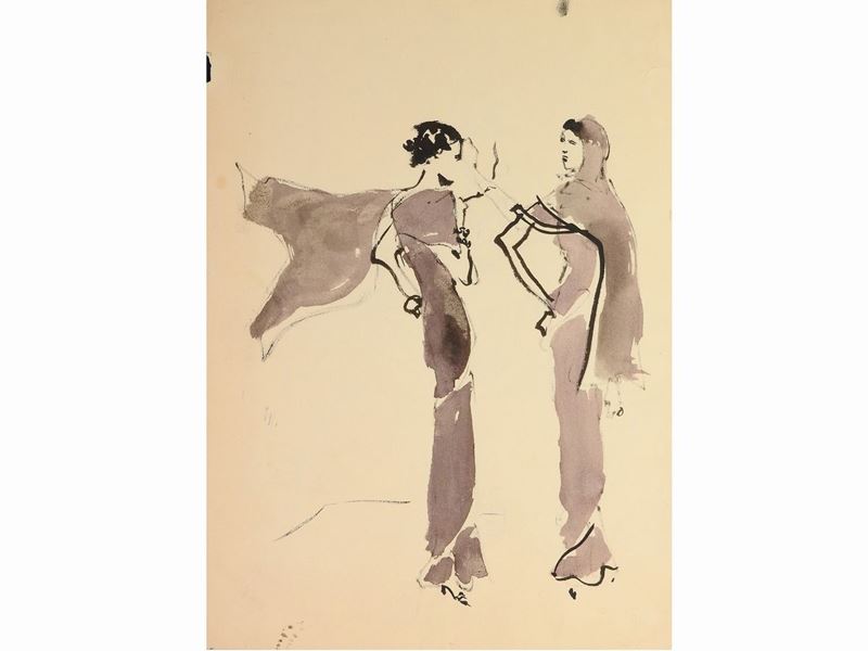 Christian Jacques Bérard - Figurino di Moda