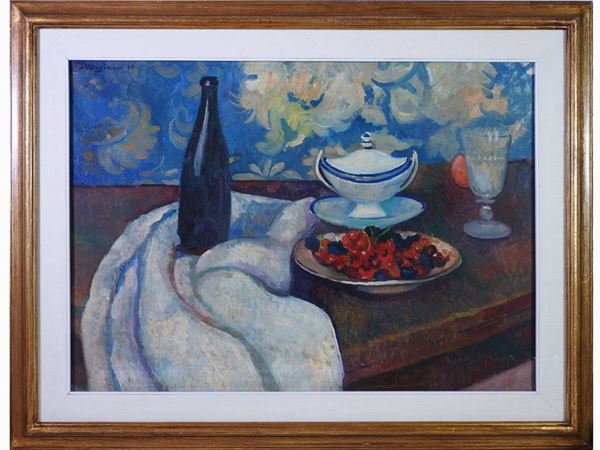 Edoardo Gordigiani : Still Life 1940  ((1866-1961))  - Auction Modern and Contemporary Art - II - Maison Bibelot - Casa d'Aste Firenze - Milano