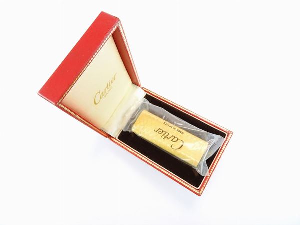 Yellow gold-plated Cartier lighter