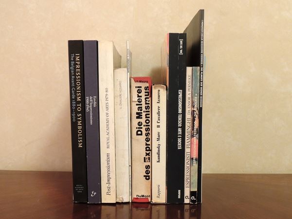 Undici libri d'arte sull'impressionismo e l'espressionismo  - Asta La Biblioteca d'arte di Laura Tansini - Maison Bibelot - Casa d'Aste Firenze - Milano