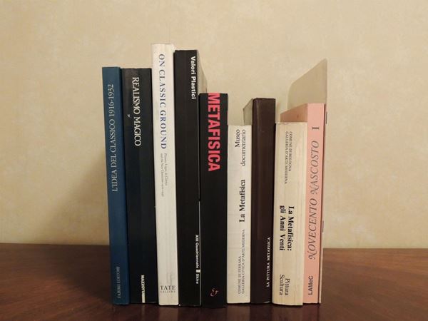 Nove libri sulla pittura metafisica  - Asta La Biblioteca d'arte di Laura Tansini - Maison Bibelot - Casa d'Aste Firenze - Milano