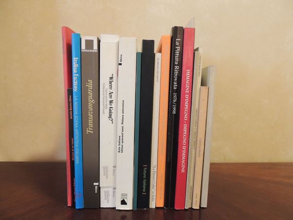 Sedici libri d'arte contemporanea