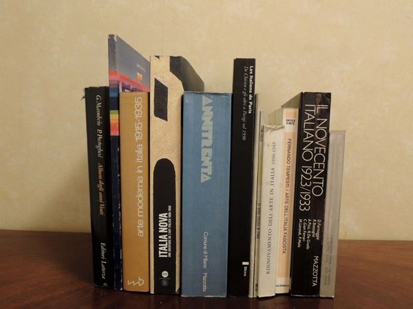 Dodici libri sull'arte del XX secolo  - Asta La Biblioteca d'arte di Laura Tansini - Maison Bibelot - Casa d'Aste Firenze - Milano
