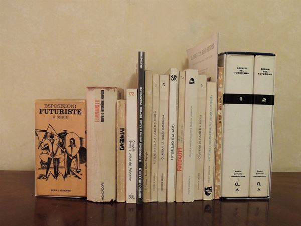Fifteen Art Books on Futurism  - Auction Laura Tansini's Art Library - Maison Bibelot - Casa d'Aste Firenze - Milano