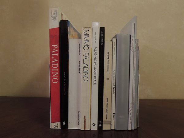 Dodici libri d'arte su Mimmo Paladino e Giulio Paolini